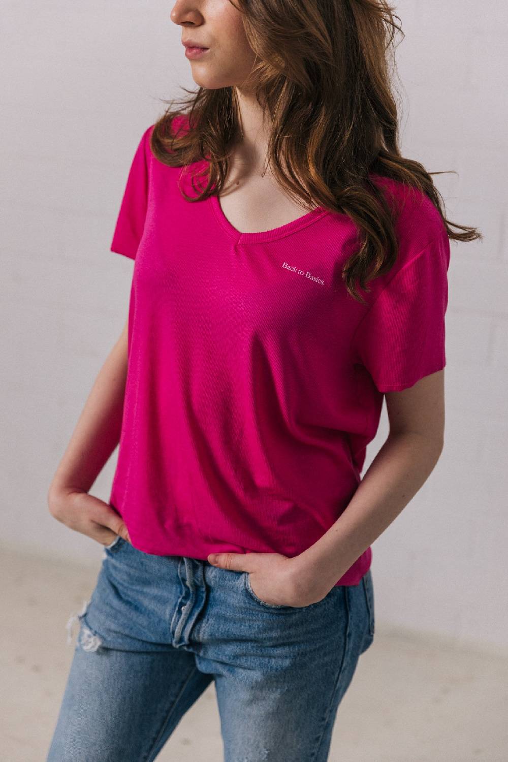 Liv Bergen T-Shirt Basics in falcon Riesige Ersparnisse