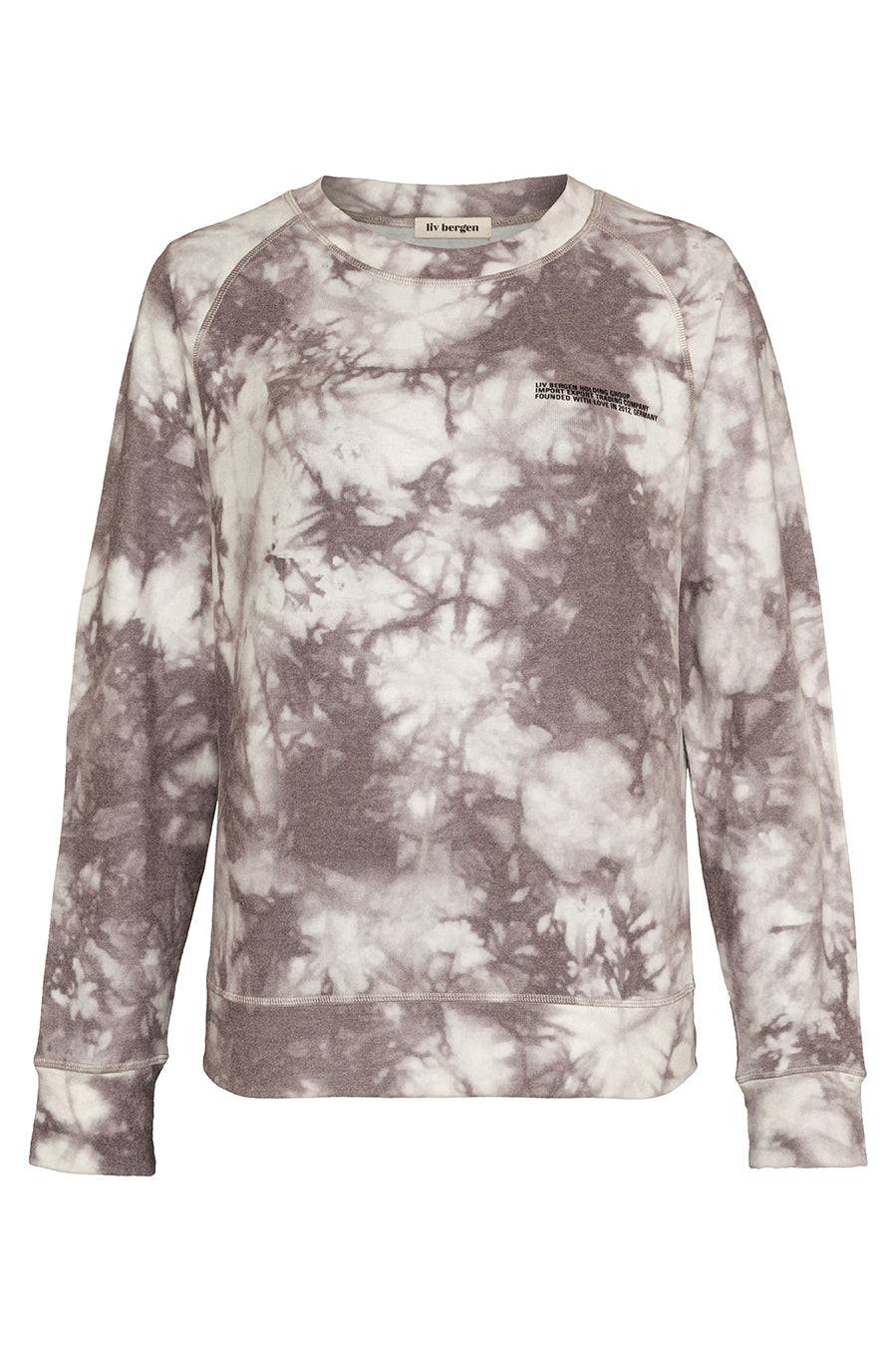 Liv Bergen Sweater in batik charcoal Clearance-Verkauf