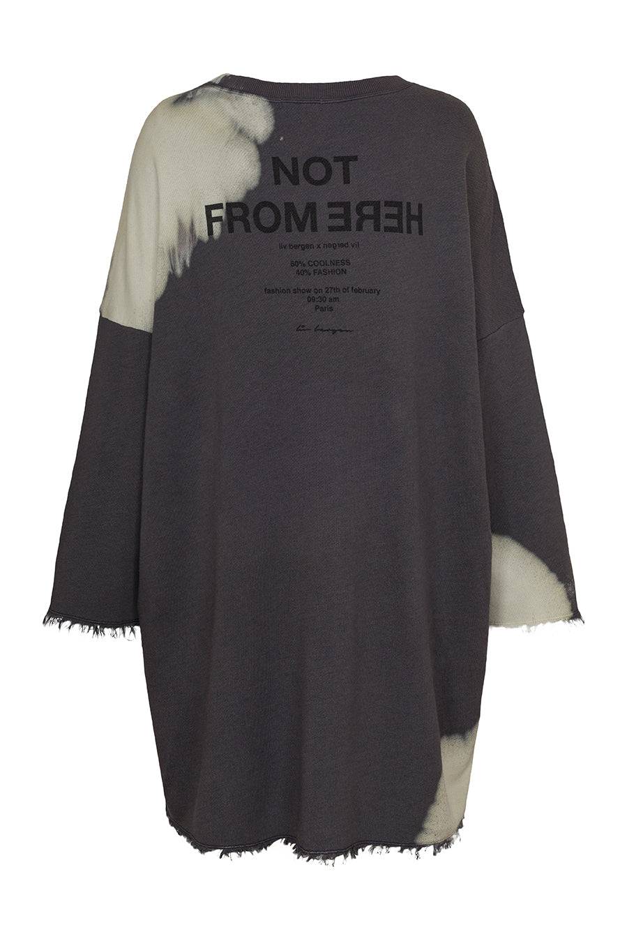 Liv Bergen Kleid Bleached in charcoal Meist gekauft