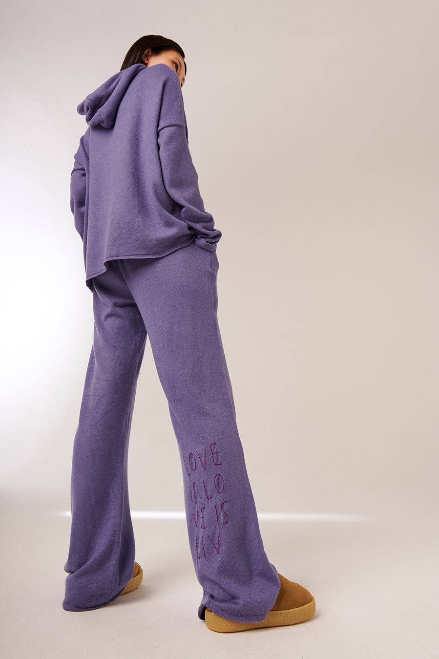 Liv Bergen Hose Knit in purple ash Limitierter Zeitrabatt