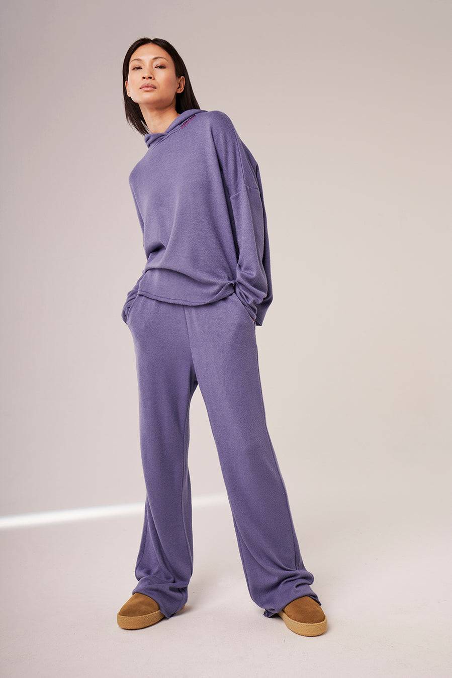 Liv Bergen Hose Knit in purple ash Limitierter Zeitrabatt