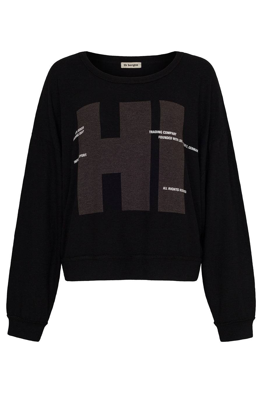 Liv Bergen Sweater HI in black Sonderangebot der Fabrik