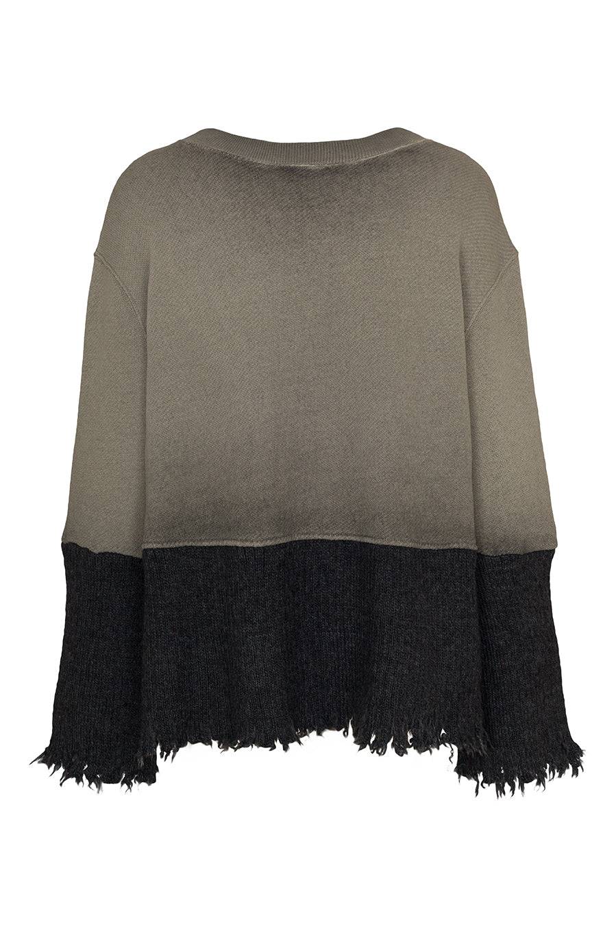 Liv Bergen Sweater Cotton dye in mocca Clearance-Verkauf