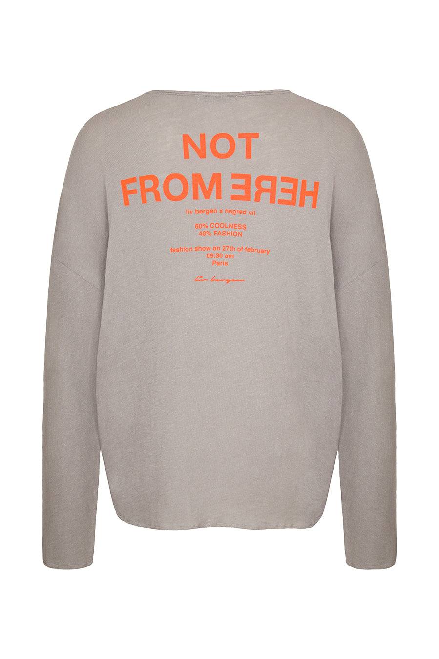 Liv Bergen Shirt Not in washed grey Begrenzt auf 3 Tage