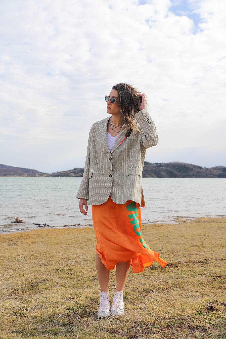 Liv Bergen Rock ALOHA VIBES in orange Hotsell