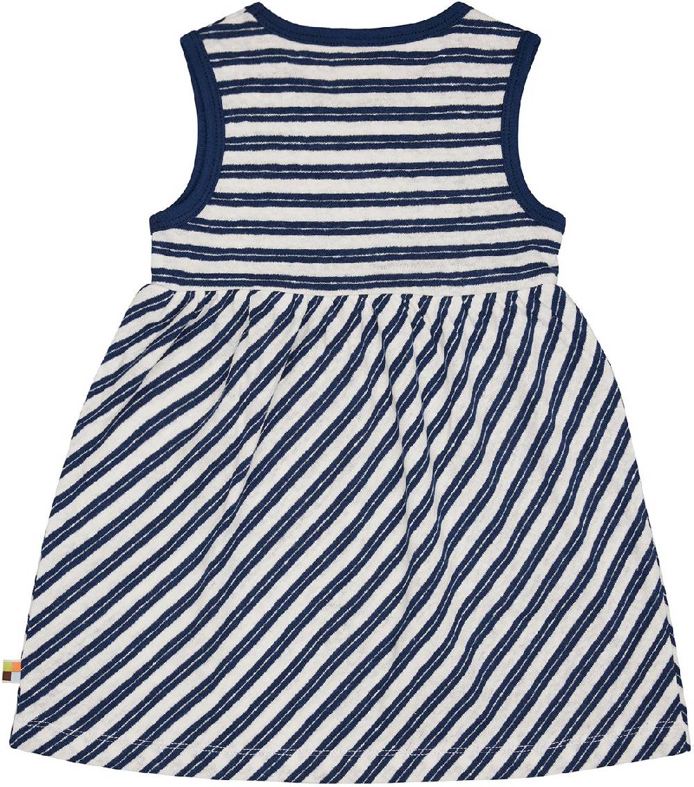 Loud Proud Kleid Streifen mit Leinen Riesige Ersparnisse
