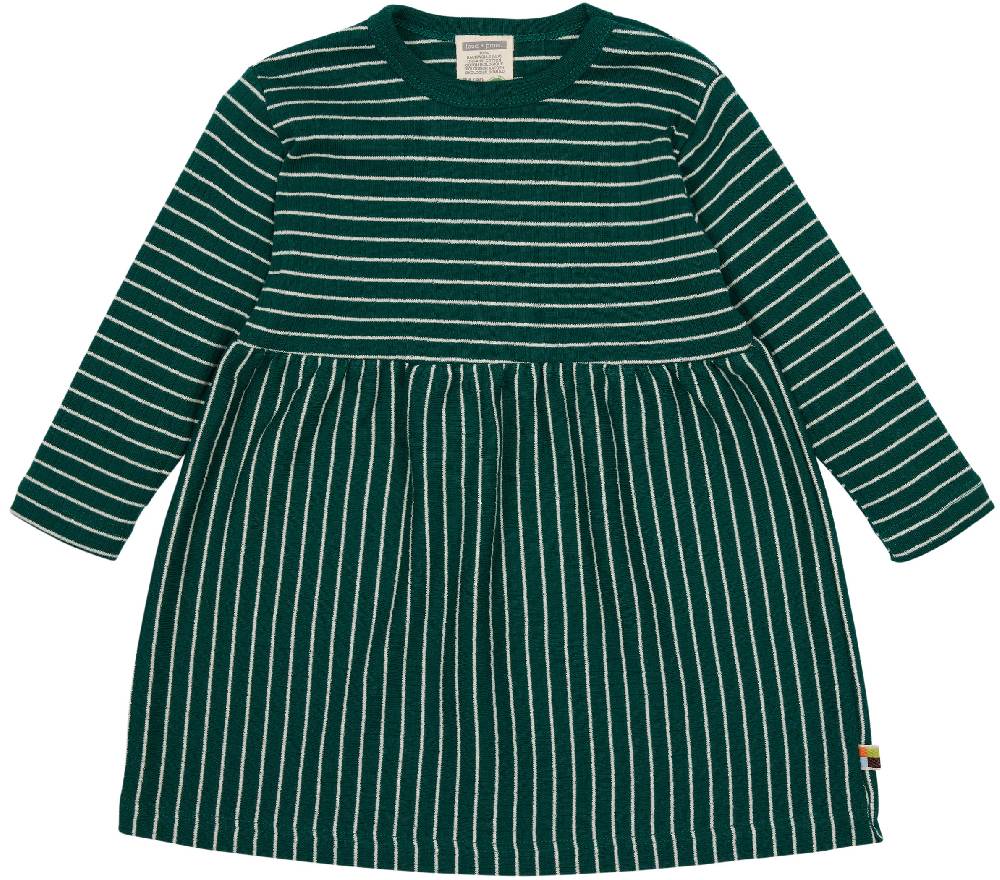 Loud Proud Kleid langarm gestreift mit Rippe Discount Store für neue Produkte