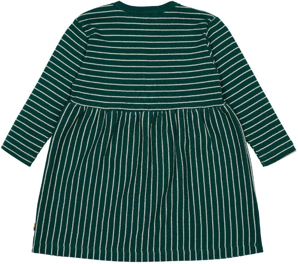 Loud Proud Kleid langarm gestreift mit Rippe Discount Store für neue Produkte