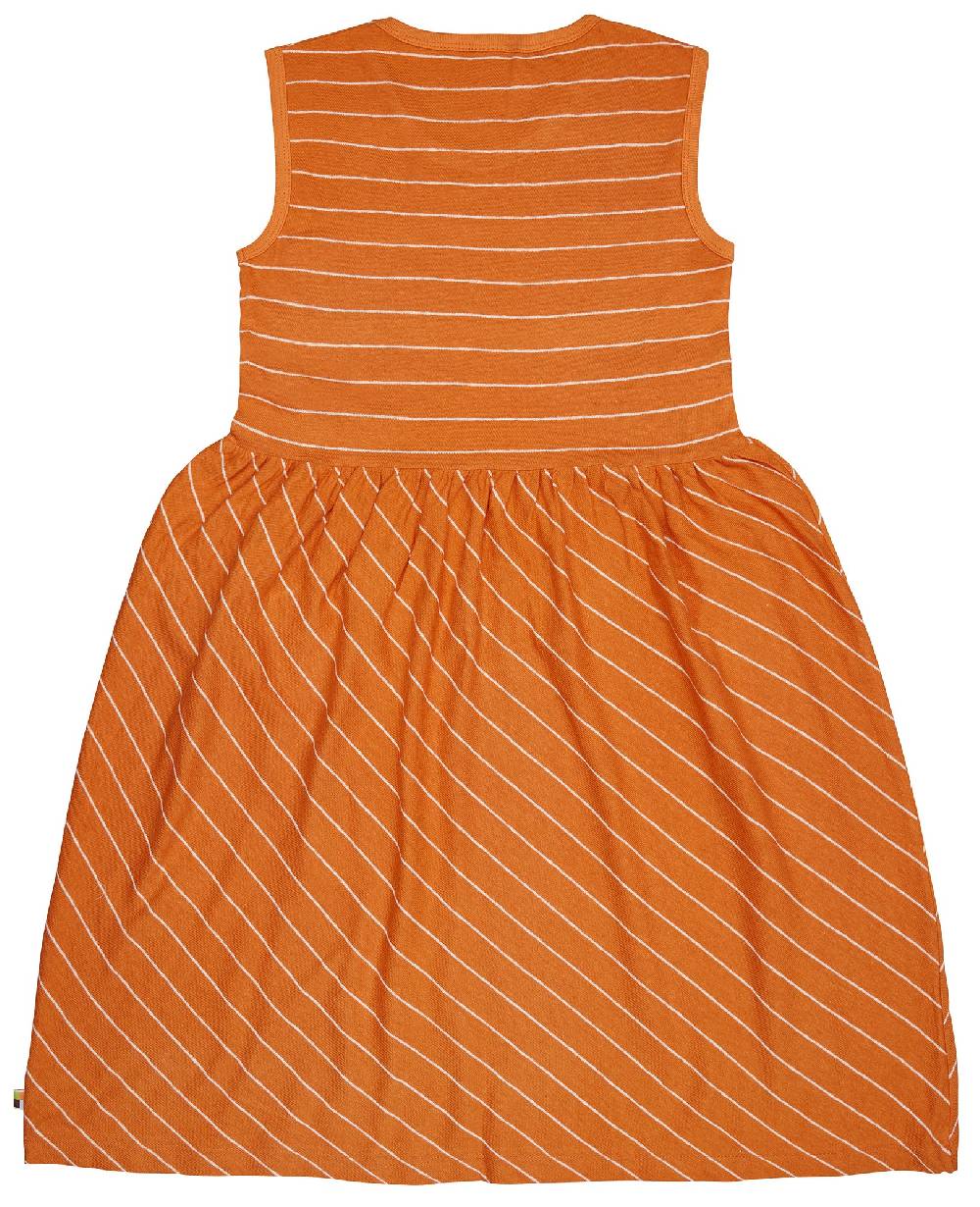 Loud Proud Kleid Streifen mit Leinen Fabrikpreis