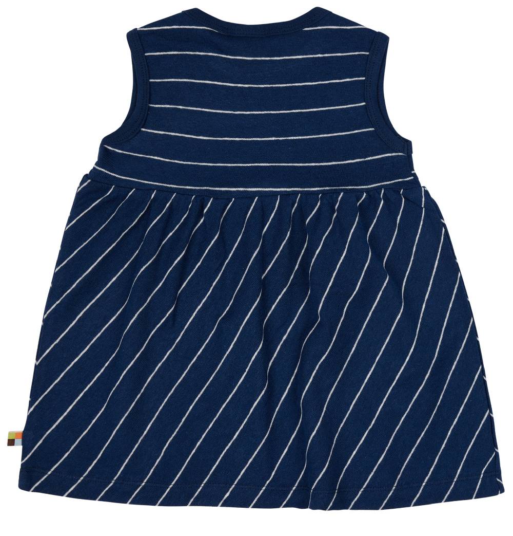 Loud Proud Kleid Streifen mit Leinen Günstig kaufen
