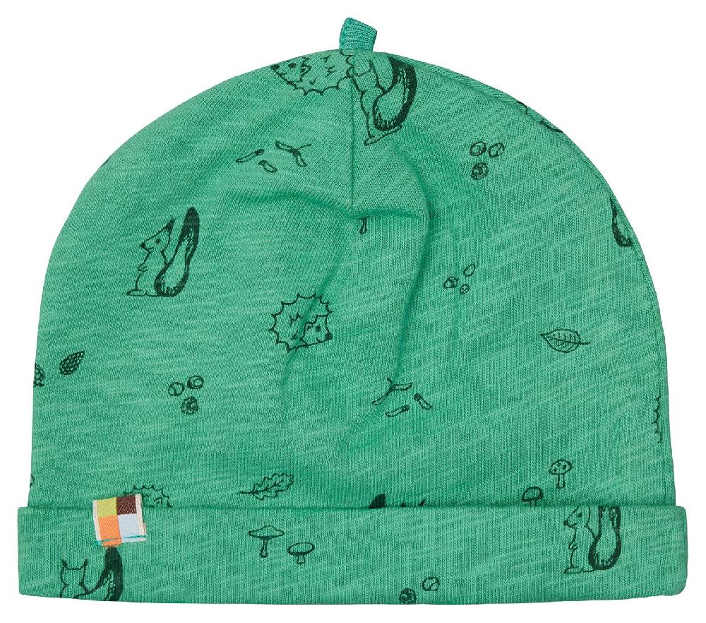 Loud Proud Beanie aus Slub Jersey mit Druck Kauf eins, bekomm eins gratis