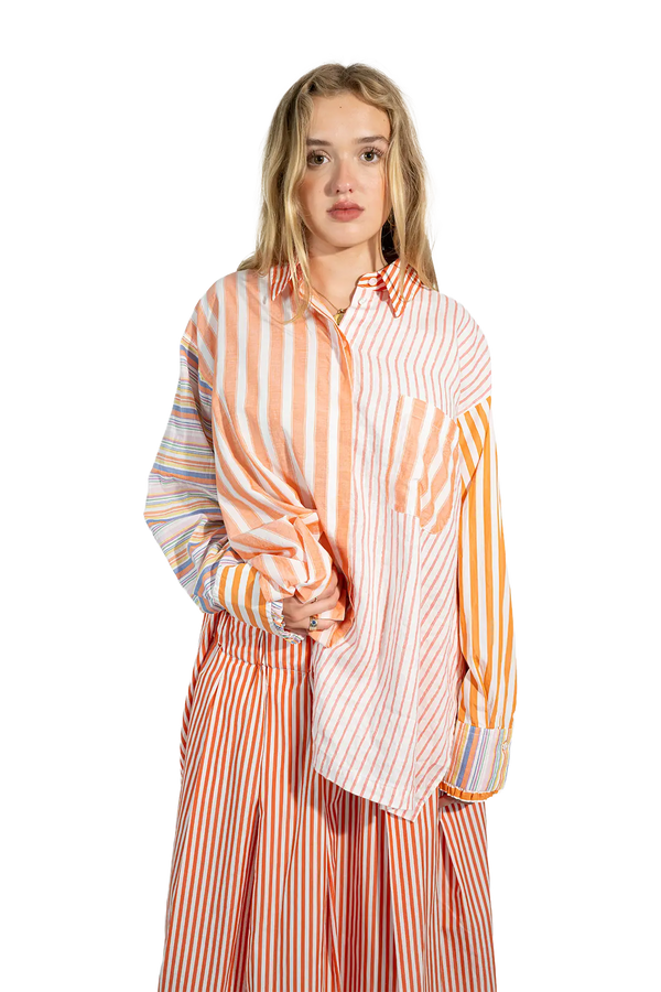 Love Joy Victory RE-BIRTH PATCHWORK BLUSE Strelitza Lagerräumung