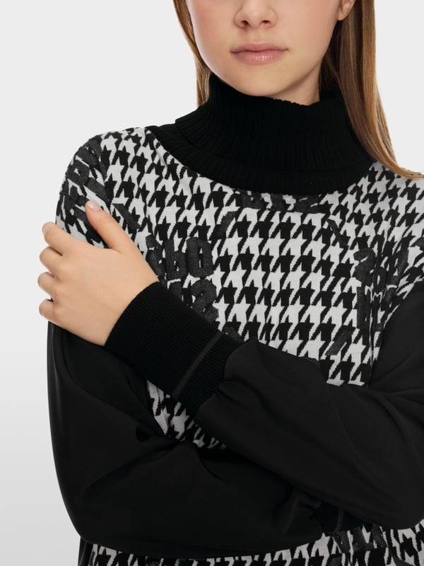 Marc Cain Chickcheck-Sweater Knitted in Germany Bis zu 55% Rabatt