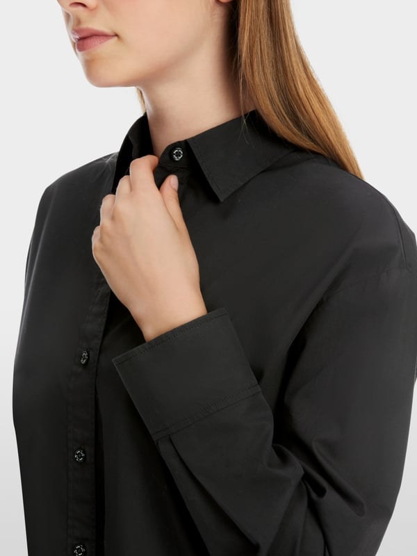 Marc Cain Bedruckte Hemdbluse "Rethink Together" Riesige Rabatte