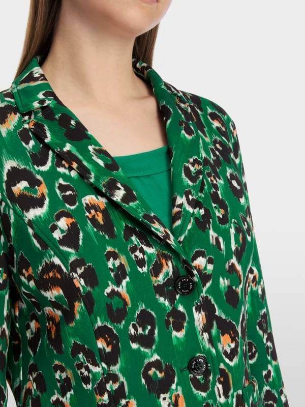 Marc Cain Blazer im Greo-Print auf Scuba-Jersey 2025