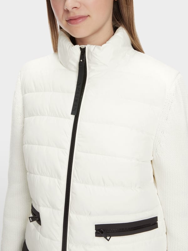 Marc Cain Material-Mix-Jacke "Rethink Together" Fabrikverkauf