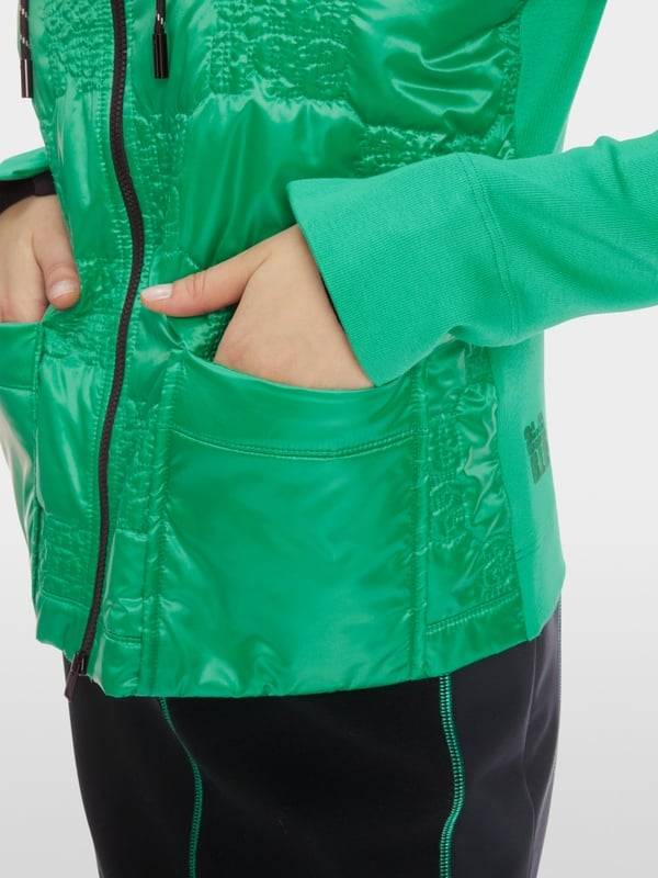 Marc Cain Wattierte Jacke mit gestepptem Oberstoff Exklusivangebot