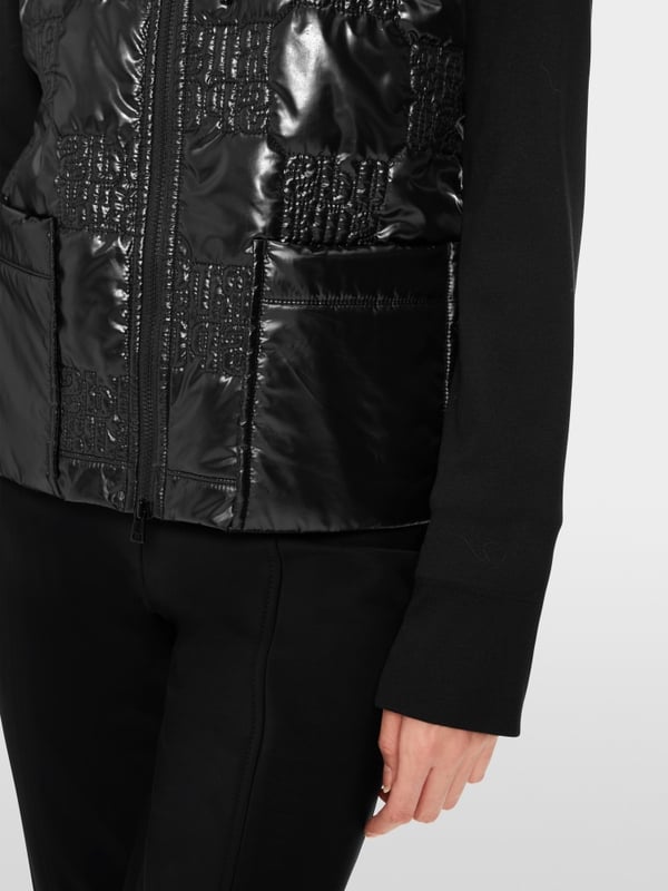 Marc Cain Wattierte Jacke mit gestepptem Oberstoff Preisnachlass