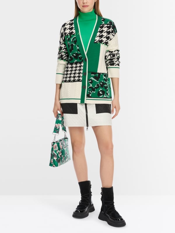 Marc Cain Muster-Mix-Cardigan aus Wolle Muttertagsangebot