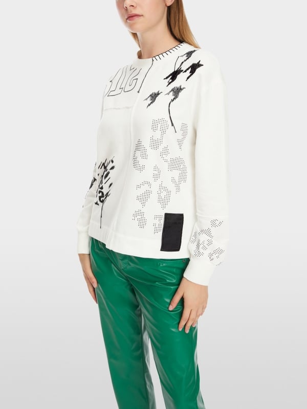 Marc Cain Sweatshirt im Muster-Mix Kauf eins, bekomm eins gratis
