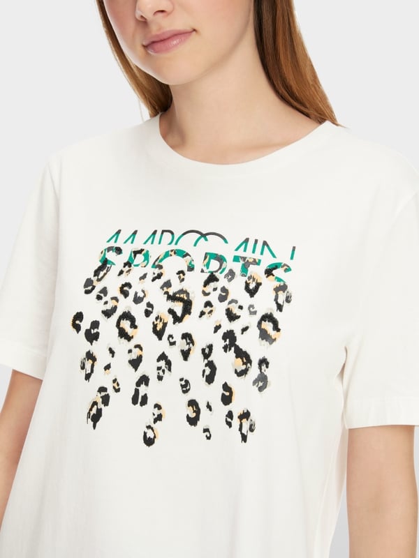 Marc Cain T-Shirt mit Greo-Print Riesige Ersparnisse