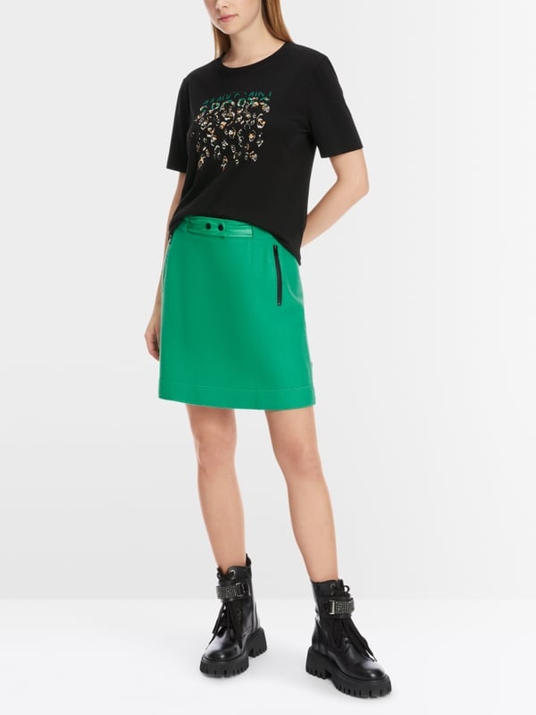 Marc Cain T-Shirt mit Greo-Print VIP-Rabatte