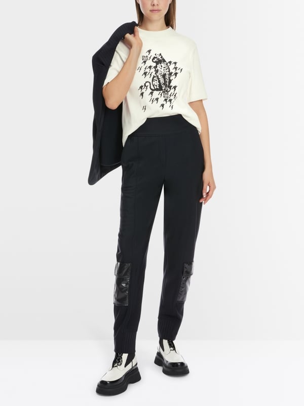 Marc Cain T-Shirt mit Leo-Print Super Sparpreis