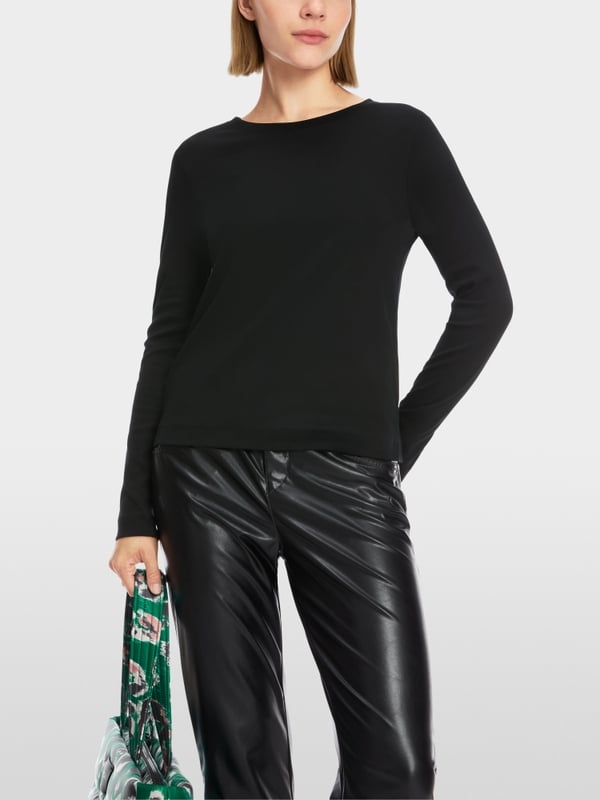 Marc Cain Figurnahes T-Shirt Neueste Stile