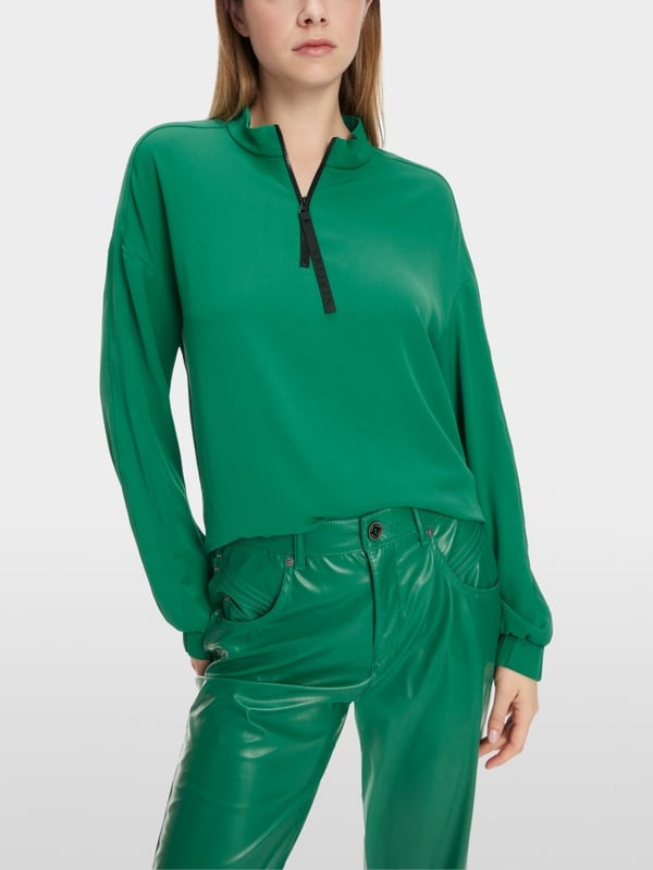 Marc Cain Schlupf-Bluse mit Reißverschluss Letzte 2 Tage
