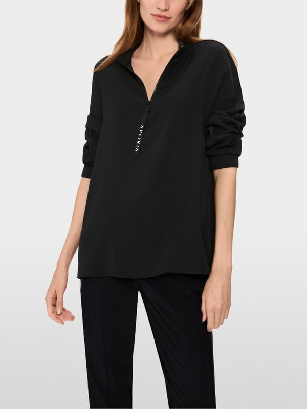 Marc Cain Schlupf-Bluse mit Reißverschluss Letzter Tag