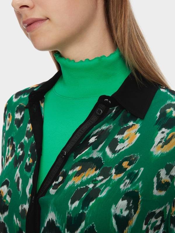 Marc Cain Hemdbluse mit Greo-Print Zeitbegrenzte Promotion