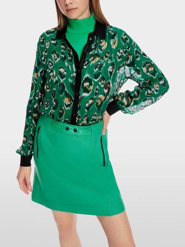 Marc Cain Hemdbluse mit Greo-Print Zeitbegrenzte Promotion