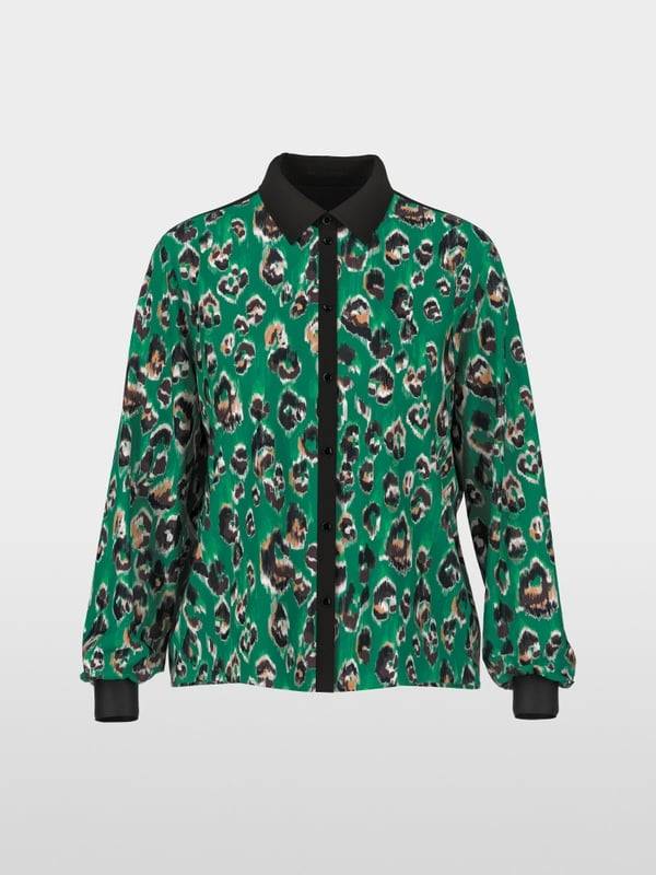 Marc Cain Hemdbluse mit Greo-Print Zeitbegrenzte Promotion