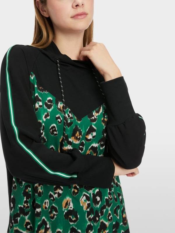 Marc Cain Bluse mit Greo-Print Bis zu 50% Rabatt