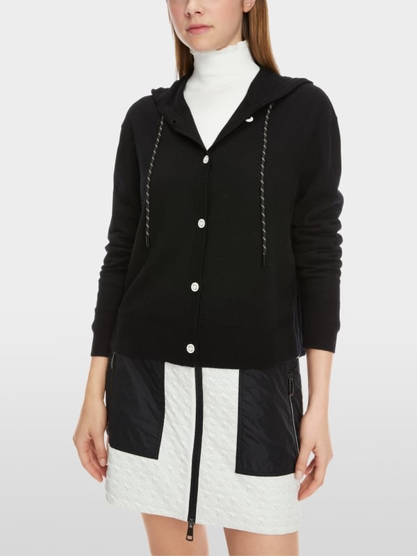 Marc Cain Cardigan-Hoodie "Rethink Together" Black Friday Preise