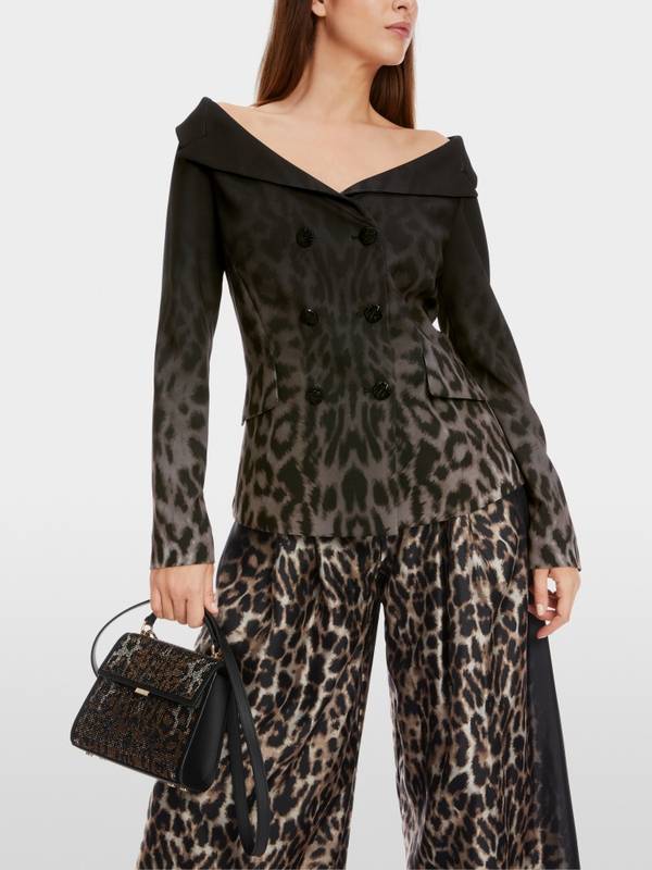 Marc Cain Blazer im Off-Shoulder-Look Auslauf