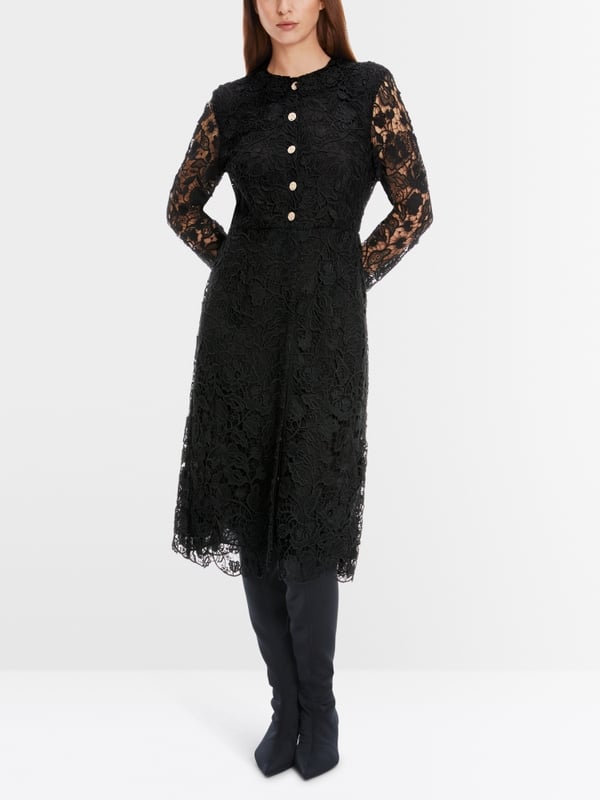 Marc Cain Kleid mit Guipure-Spitze Fabrik Onlineshop