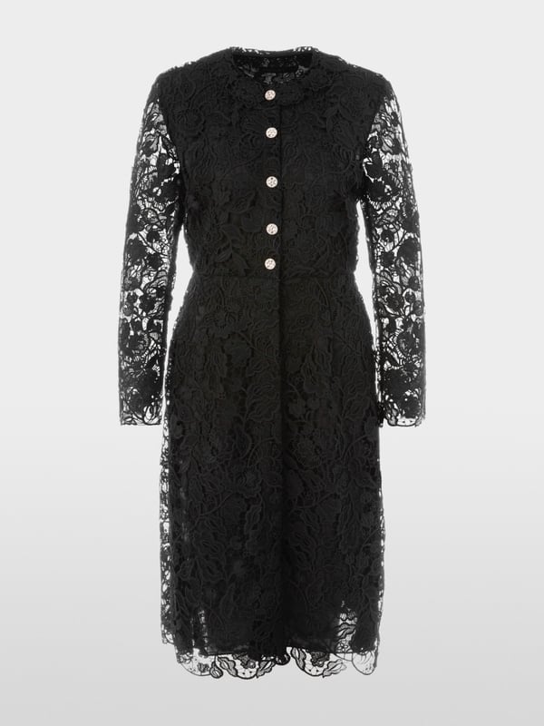 Marc Cain Kleid mit Guipure-Spitze Fabrik Onlineshop
