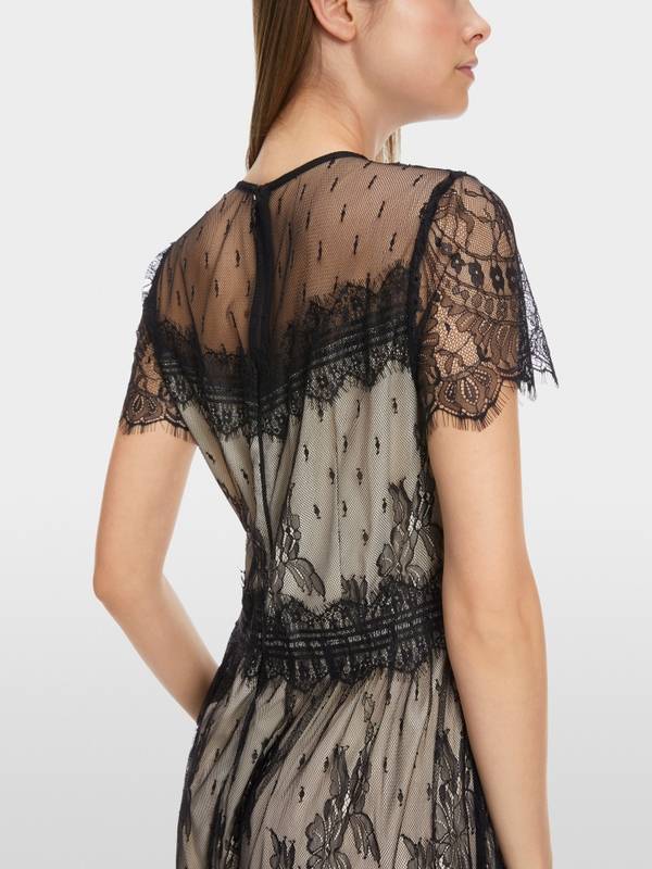 Marc Cain Romantisches Spitzen-Kleid Flash Sale