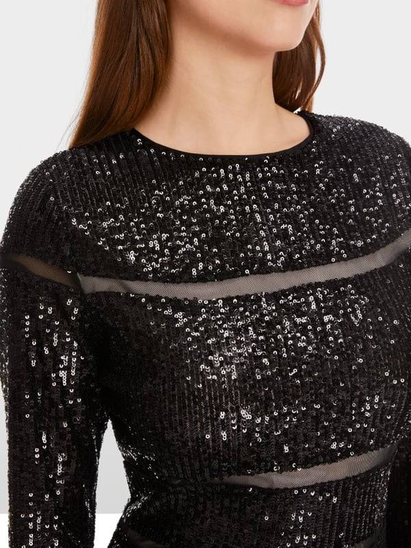 Marc Cain Pailletten-Kleid Exklusivangebot