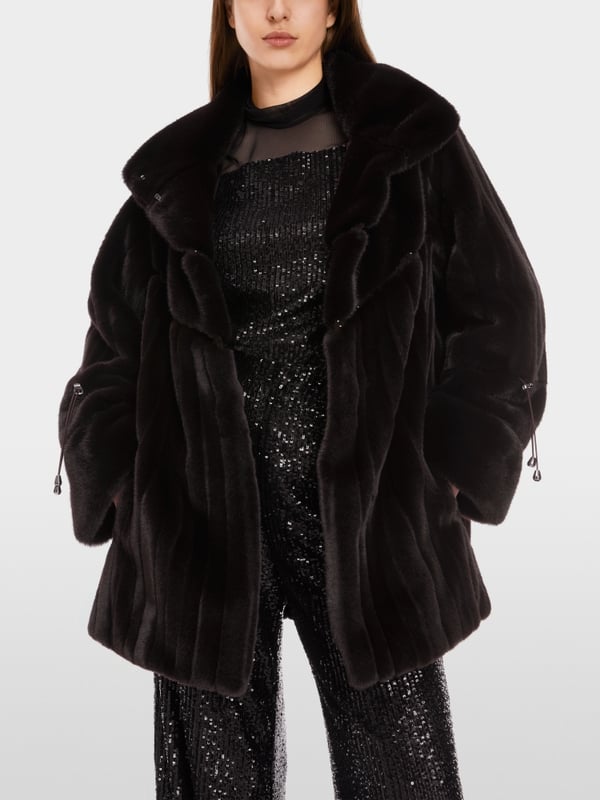 Marc Cain Outdoor-Jacke mit Fun Fur Black Friday