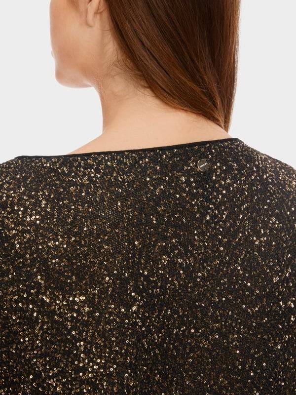 Marc Cain Poncho mit Straußenfedern Weihnachtsangebot