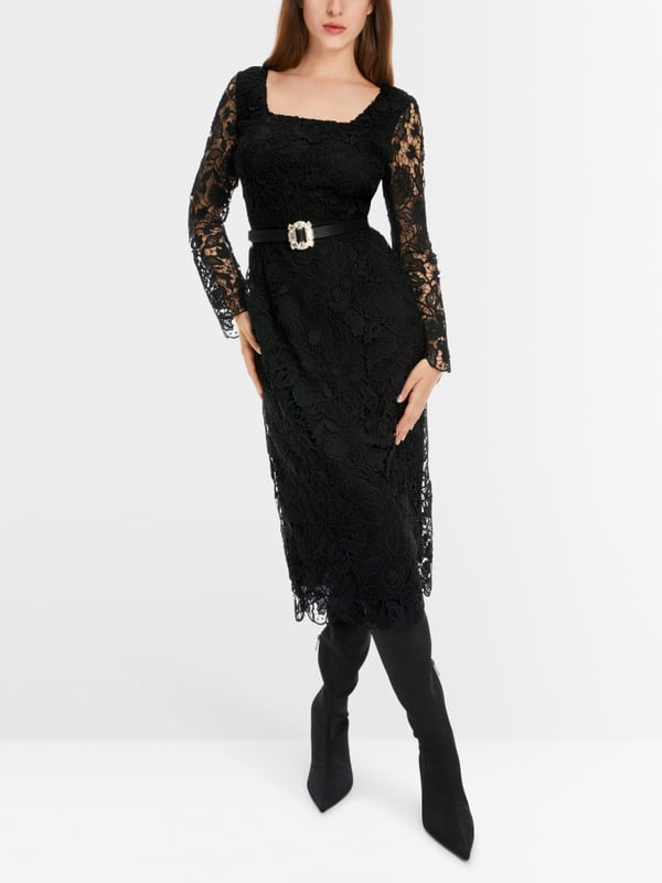 Marc Cain Edles Kleid aus Guipure-Spitze Osterangebot
