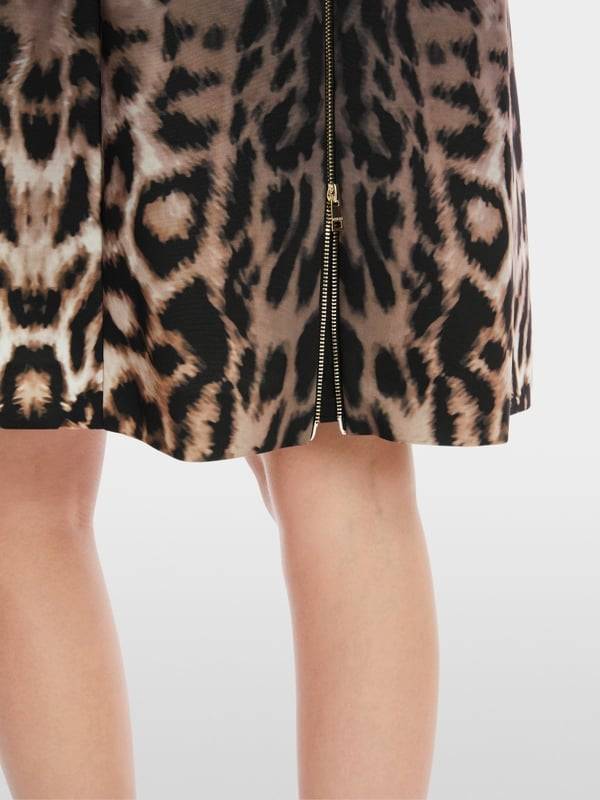 Marc Cain Kurzärmliges Leo-Kleid Valentinstagsangebot
