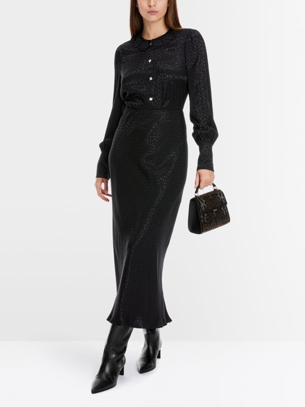 Marc Cain Bluse im Leo-Jacquard Jubiläumsangebot