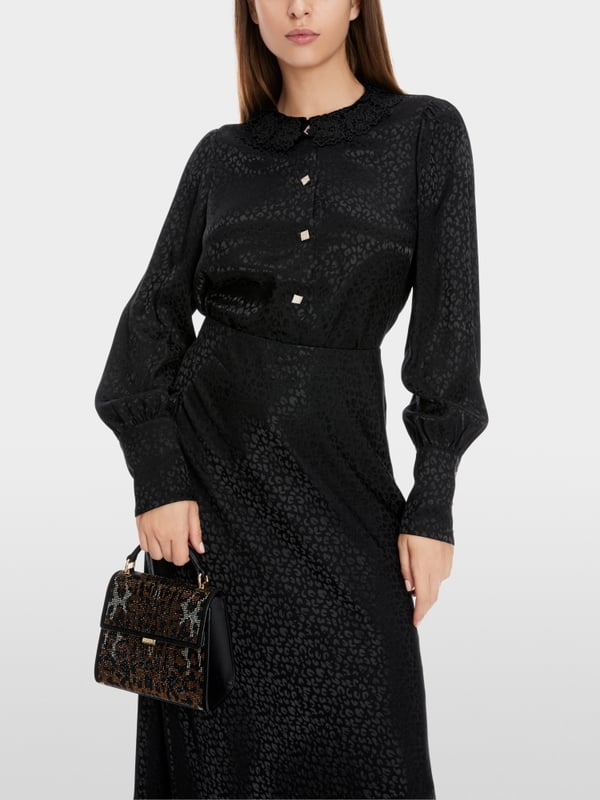 Marc Cain Bluse im Leo-Jacquard Jubiläumsangebot