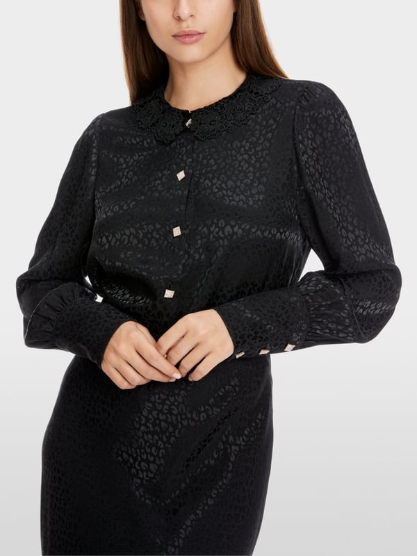 Marc Cain Bluse im Leo-Jacquard Jubiläumsangebot