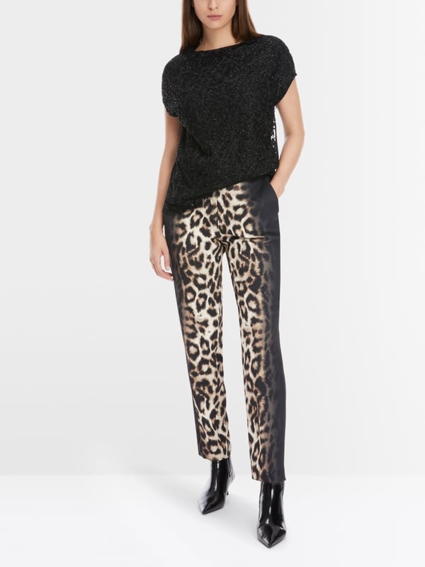 Marc Cain Voile-Bluse mit Stickerei Neueste Mode