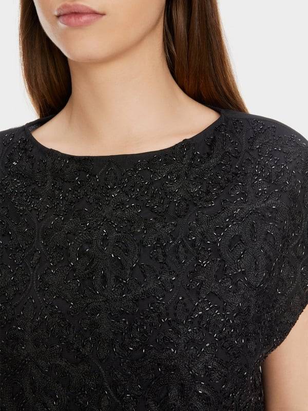 Marc Cain Voile-Bluse mit Stickerei Neueste Mode