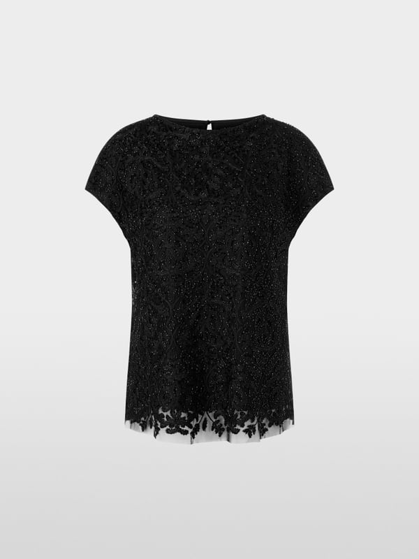 Marc Cain Voile-Bluse mit Stickerei Neueste Mode
